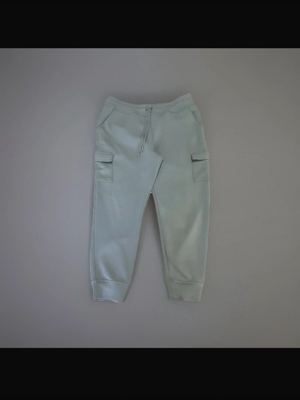 Men’s Cargo Joggers in Light Mint